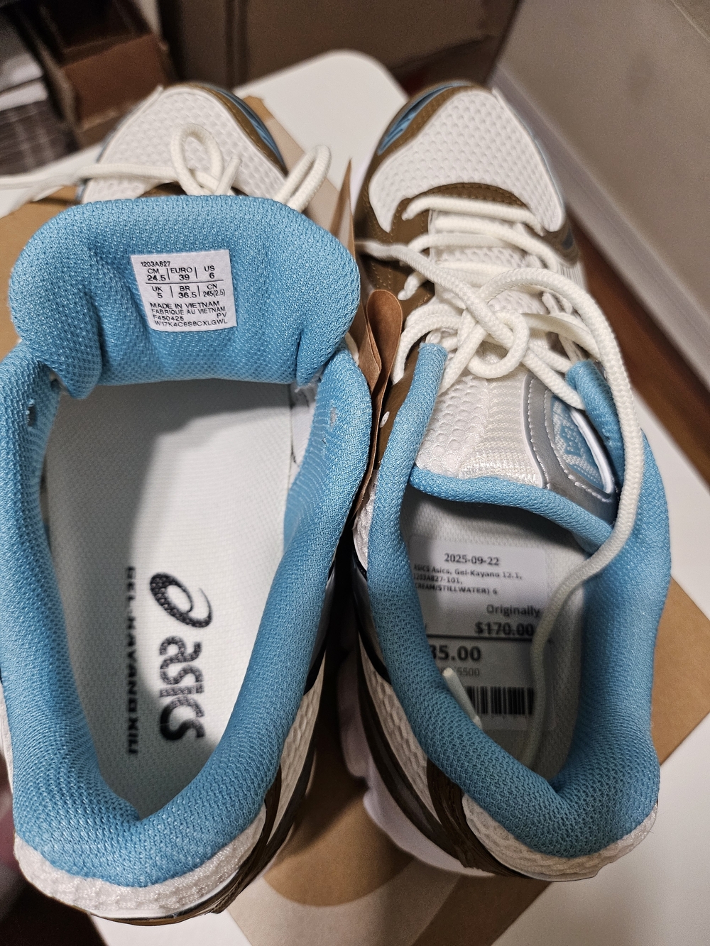 NWT ASICS x KITH Women's Sneakers in White Size Womens 7.5, 9/Mens 6, 7.5 - Picture 7 of 12